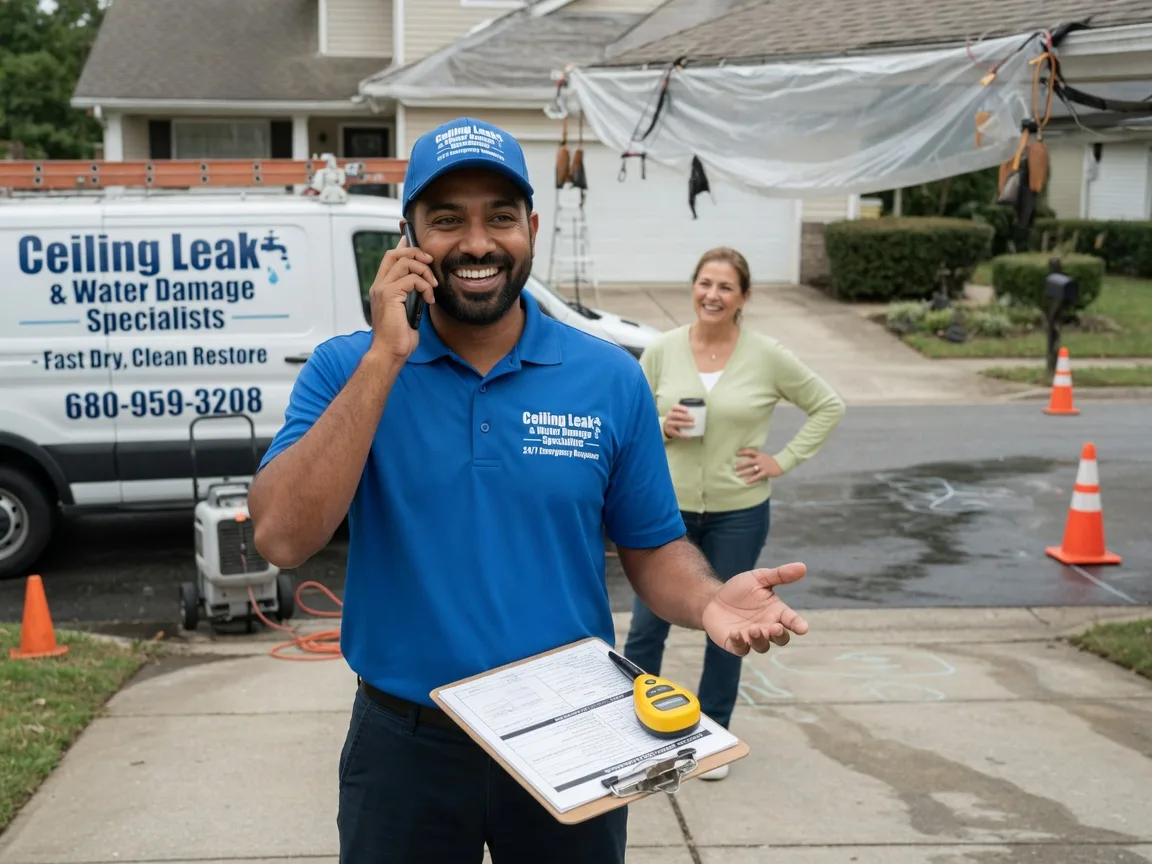 Ceiling Leak Cleanup Randolph, IA FAQs